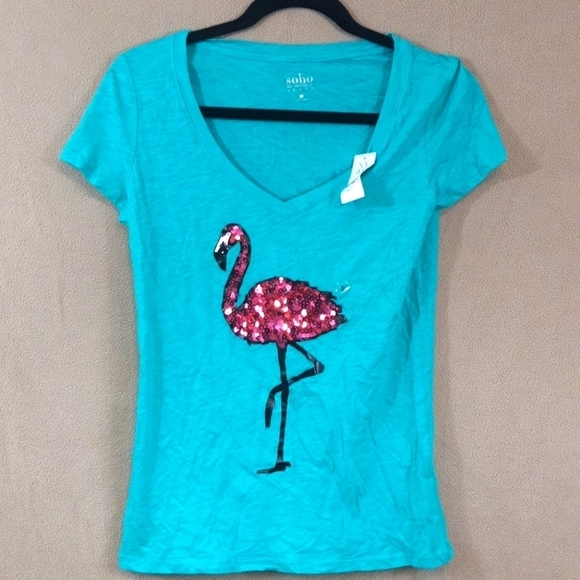 Soho Flamingo tee   123 - Picture 4 of 4